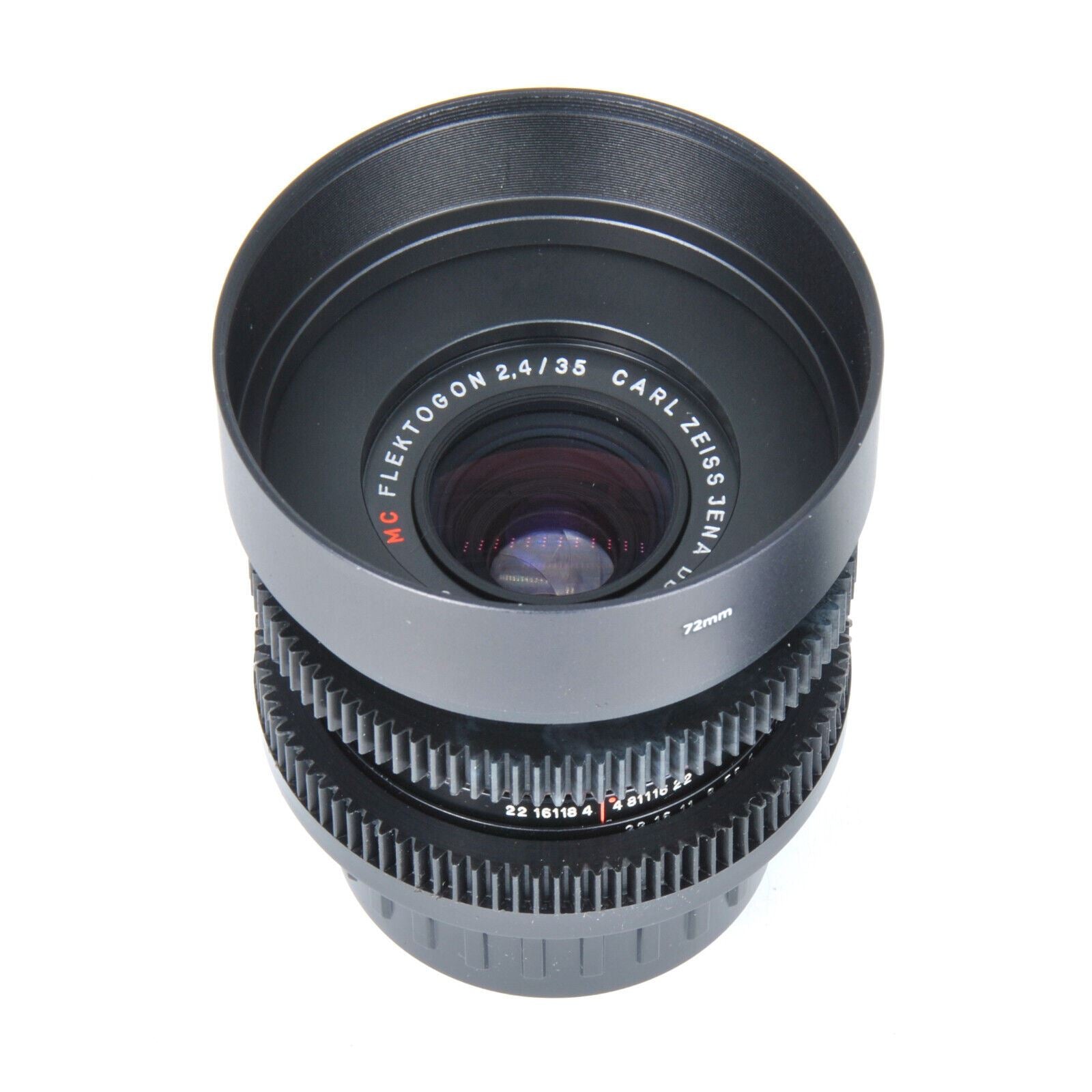 Carl Zeiss Jena DDR MC Flektogon 35mm F2.4 Cine Modded Lens