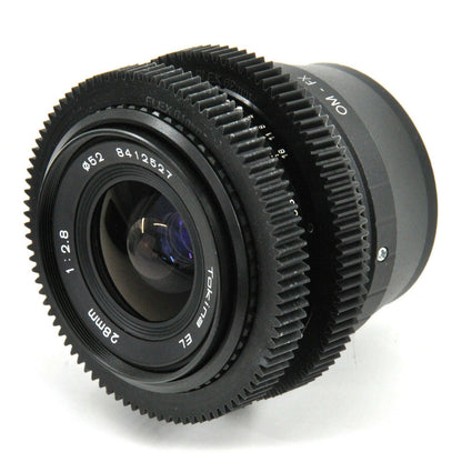 Cine Modded Tokina EL 28mm F2.8 For Fujifilm X (FX) Mount! Serviced! - TerPhoto Store