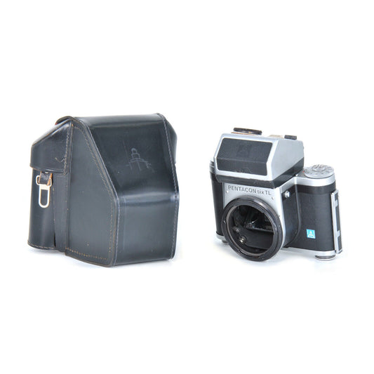 CLA'd Pentacon SIX TL 6x6 Medium Format Film Camera Body w/ Prism Finder & Case - TerPhoto Store