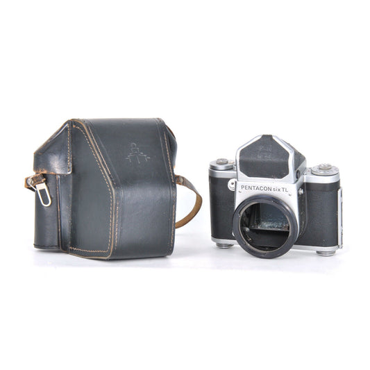 CLA'd Pentacon SIX TL 6x6 Medium Format Film Camera Body w/ Prism Finder & Case! - TerPhoto Store