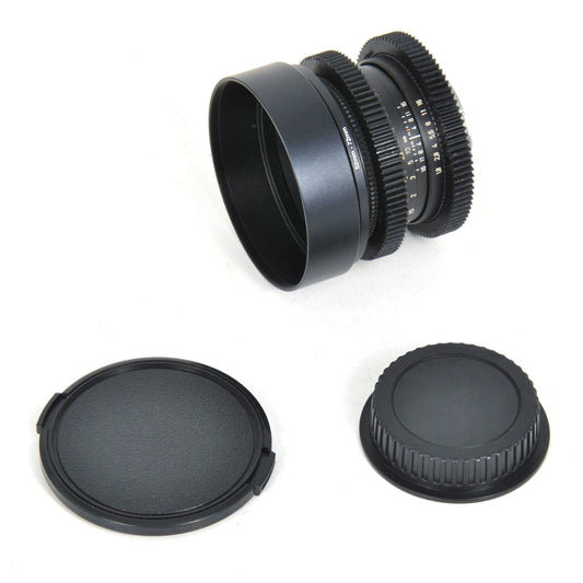 CLA'd Rollei-HFT Planar 50mm F1.8 Cine Modded Prime Lens For Canon EF Mount! - TerPhoto Store