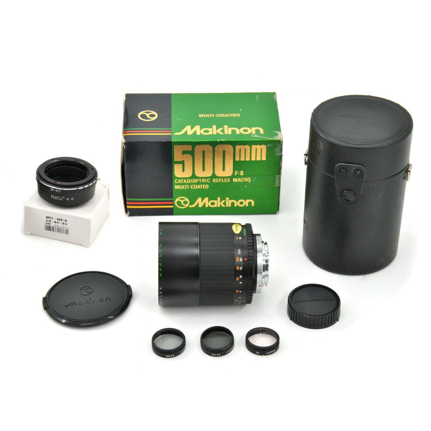 Makinon MC Reflex F500mm F8 Lens For Minolta MD/Sony Nex Mount! Good Condition! - TerPhoto Store