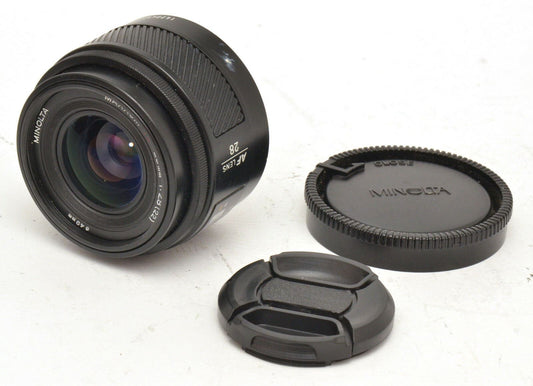 Minolta Maxxum AF 28mm F2.8 Lens For Sony Alpha Mount! Good Condition! - TerPhoto Store