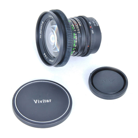 Vivitar Auto Wide-Angle 20mm F3.8 Cine Modded Lens For Sony-E Mount! - TerPhoto Store